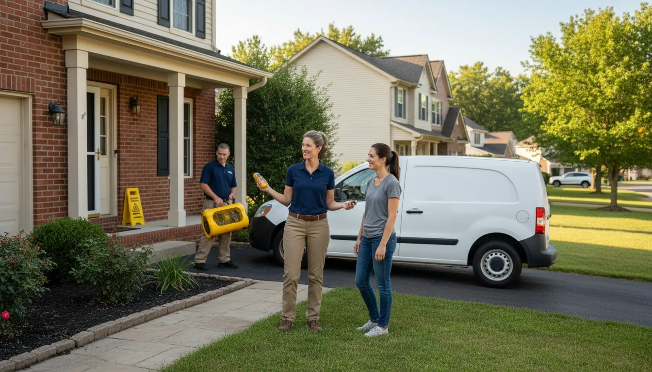 Water restoration image for Home Water Damage Repair in Gordonville, TX